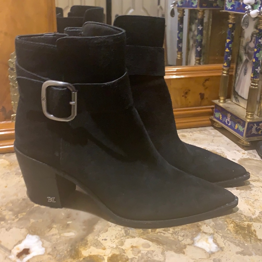Sam Edelman Leonia Pointy Toe Ankle Boots New